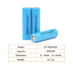 2600mah Eve pil 18650