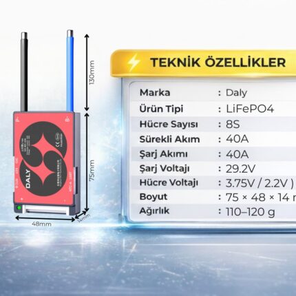 Daly 8S 40A Lifepo4 BMS