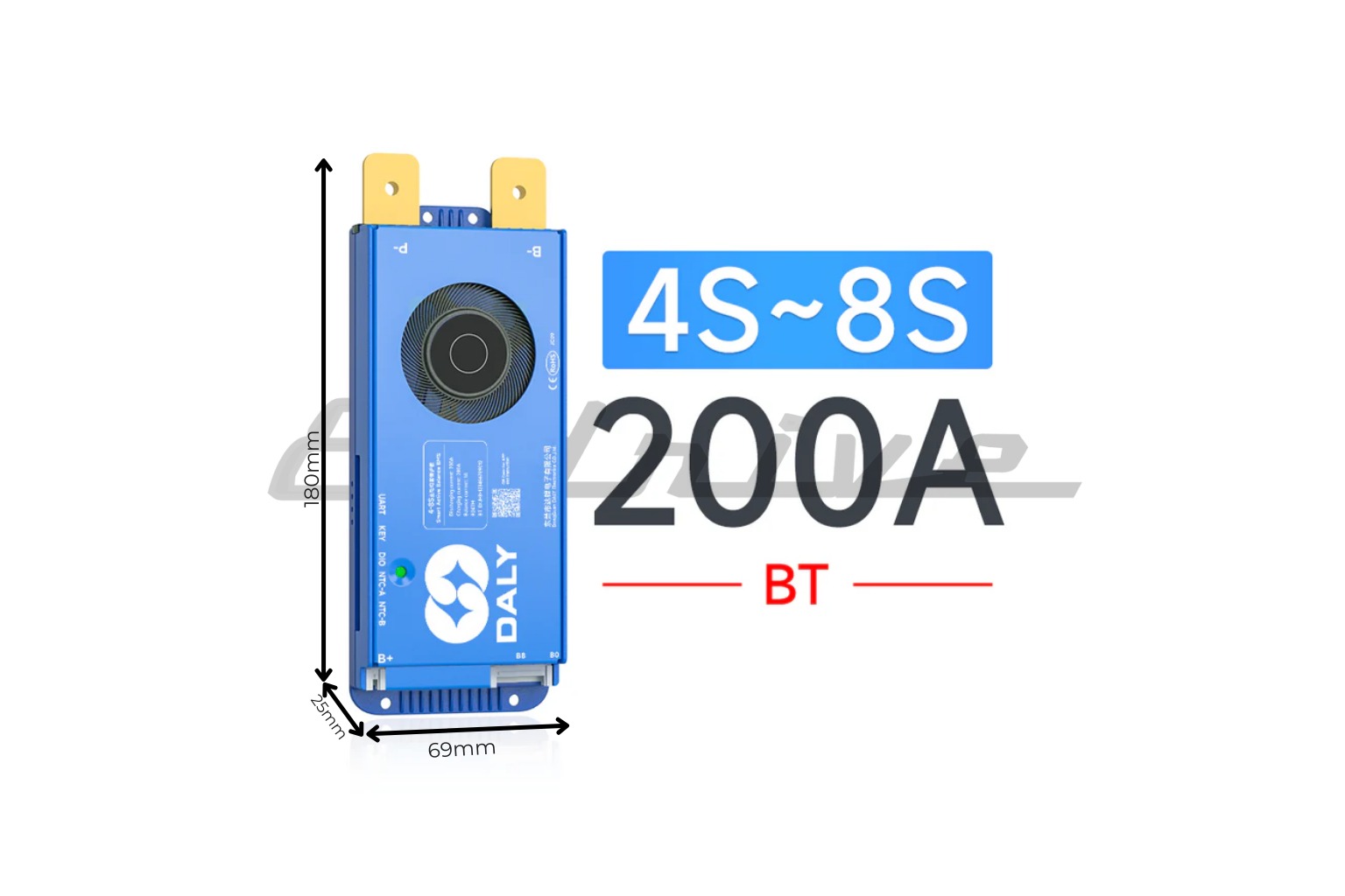 Daly Smart Bms – 4s-8s 200A – BT – CAN – RS485